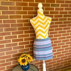 Gap Multi-colored Striped Skirt